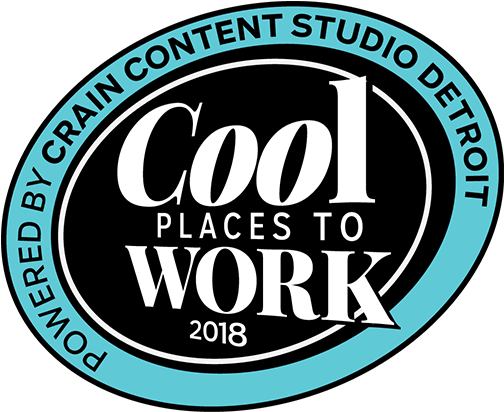 Crains Detroit Cool Places To Work Logo - Crain's Cool Places To Work 2018 (556x411), Png Download