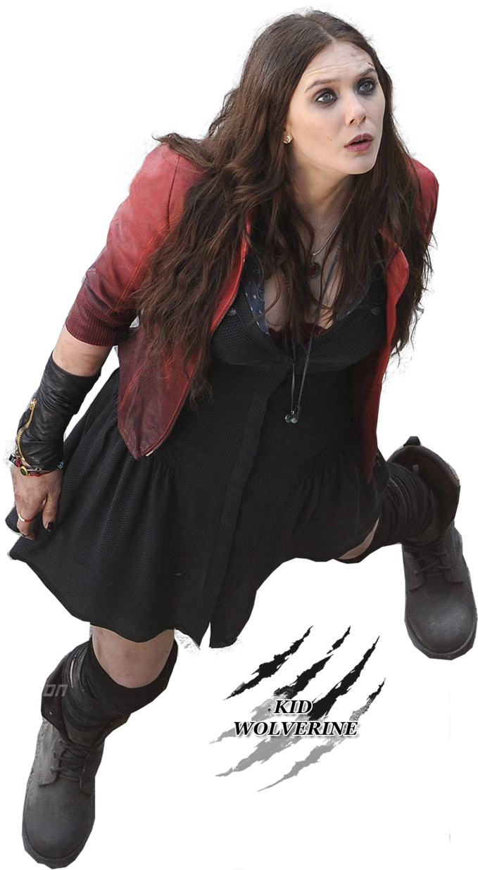 Scarlet Witch - Avengers: Age Of Ultron Cosplay Scarlet Witch Suit (1024x1280), Png Download