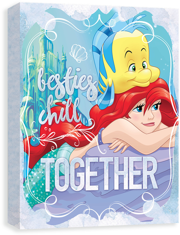 Besties Chill Together - Buyseasons Disney Ariel Dream Big 16oz Plastic Cup (500x500), Png Download