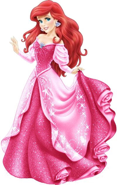 Disney Princess Characters Png - Disney Princess Pink (400x632), Png Download