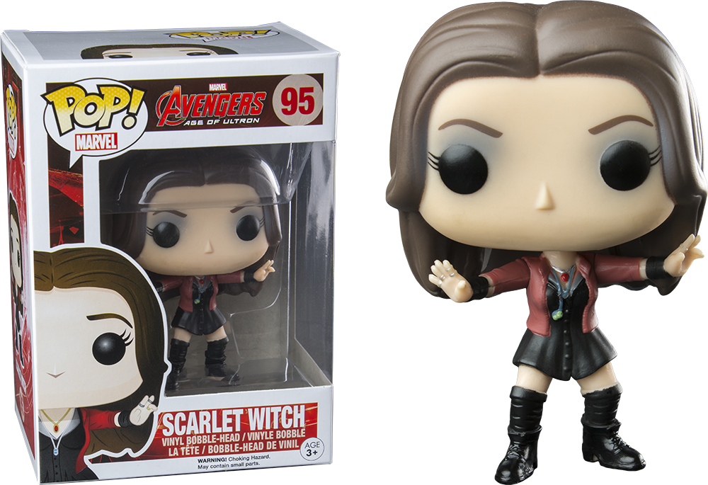 The - Funko Pop Marvel Scarlet Witch (1000x685), Png Download