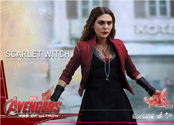 Age Of Ultron - Hot Toys 1:6 Scale Scarlet Witch Avengers Age Of Ultron (600x600), Png Download