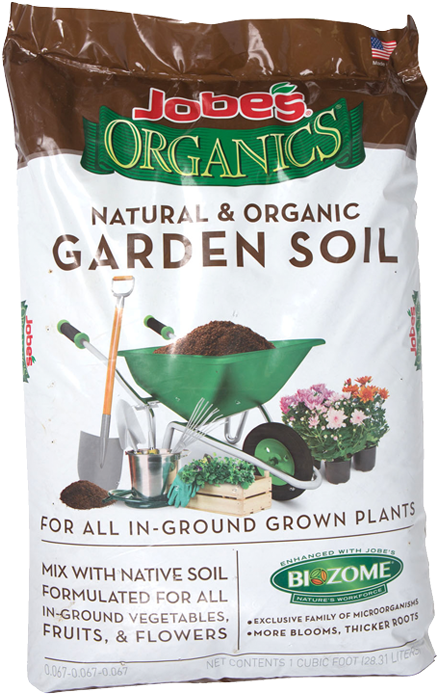Jobe's Organics Garden Soil - Easy Gardener 08850 Soil Garden Organic 1cu Ft Bag (750x750), Png Download