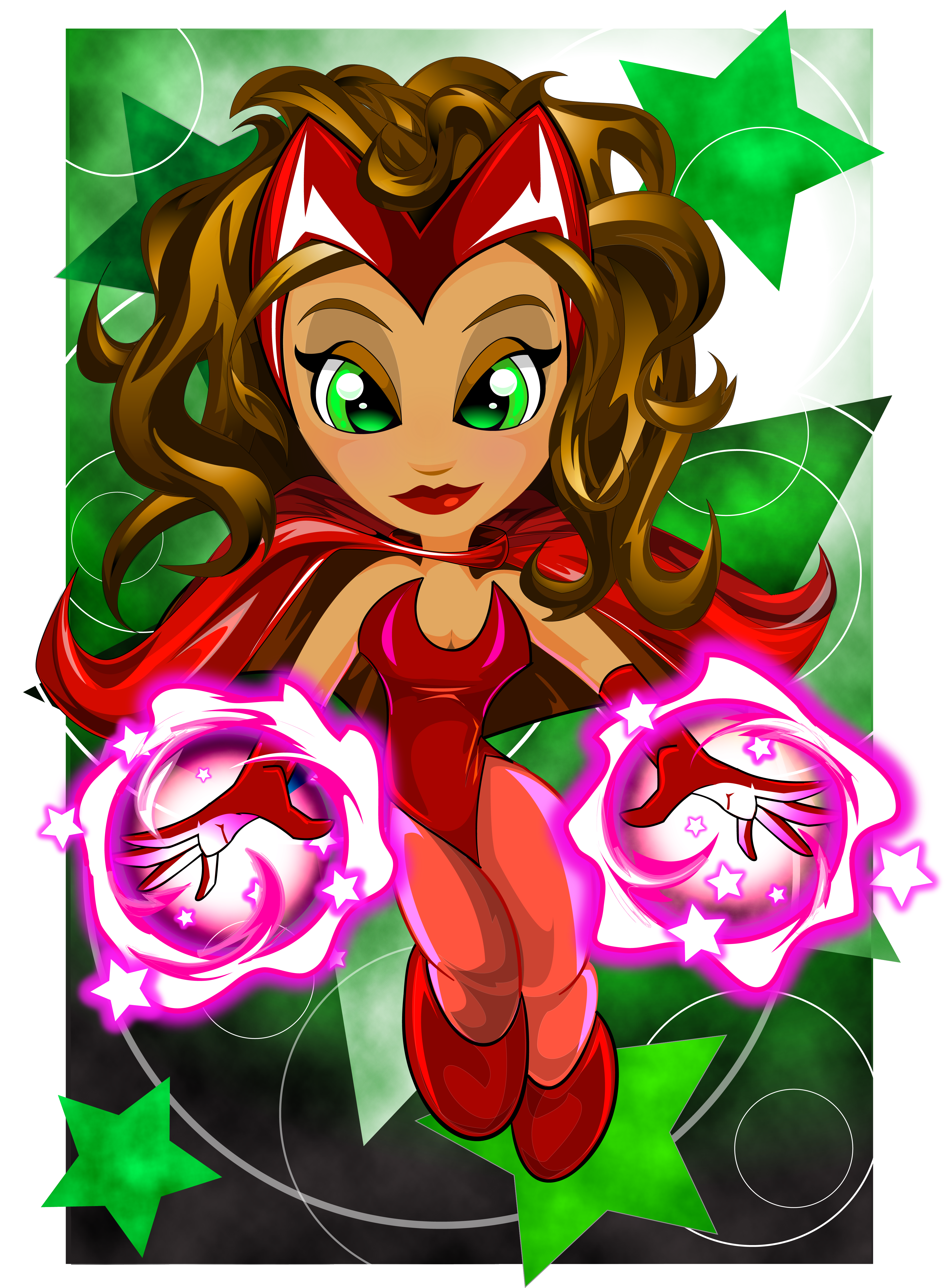 Scarlet Witch 365bocetos (3827x5528), Png Download