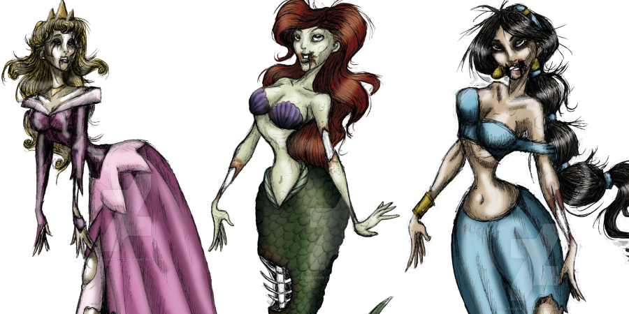 Zombie Princess Peach (900x450), Png Download