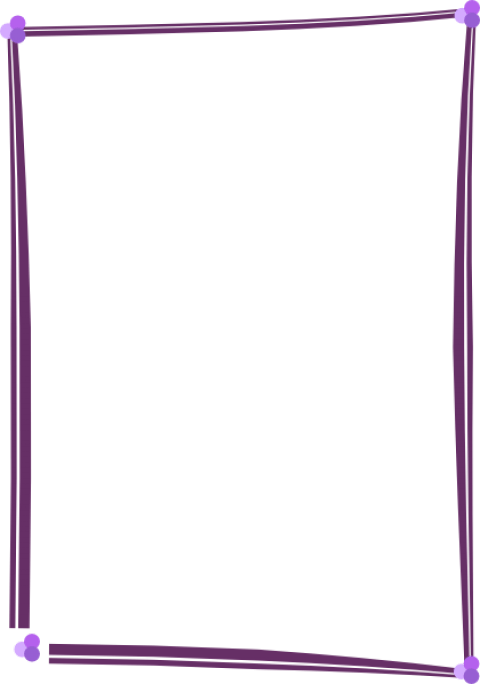 Purple Dot Border Clip Art At Clker - Clip Art (420x598), Png Download
