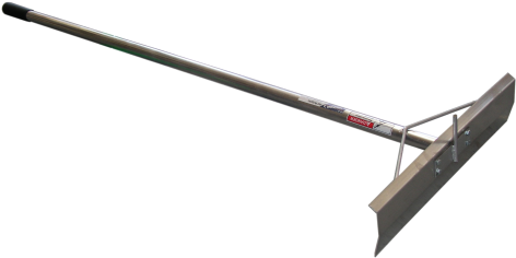 Wagman Rake Aluminium C/w Handle Hooked Wcr200h - Aluminium (500x500), Png Download