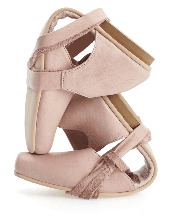Ana, Blush Pink Leather Ballerina Shoes - Tamarshalem Blush Leather Ballerina Shoes, Pink Ballerina (800x800), Png Download