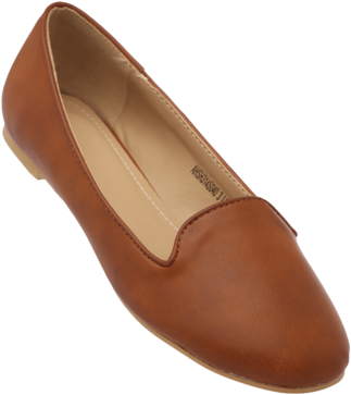 Womens Daily Wear Slipon Ballerina Shoe - Ballet Flat (340x510), Png Download