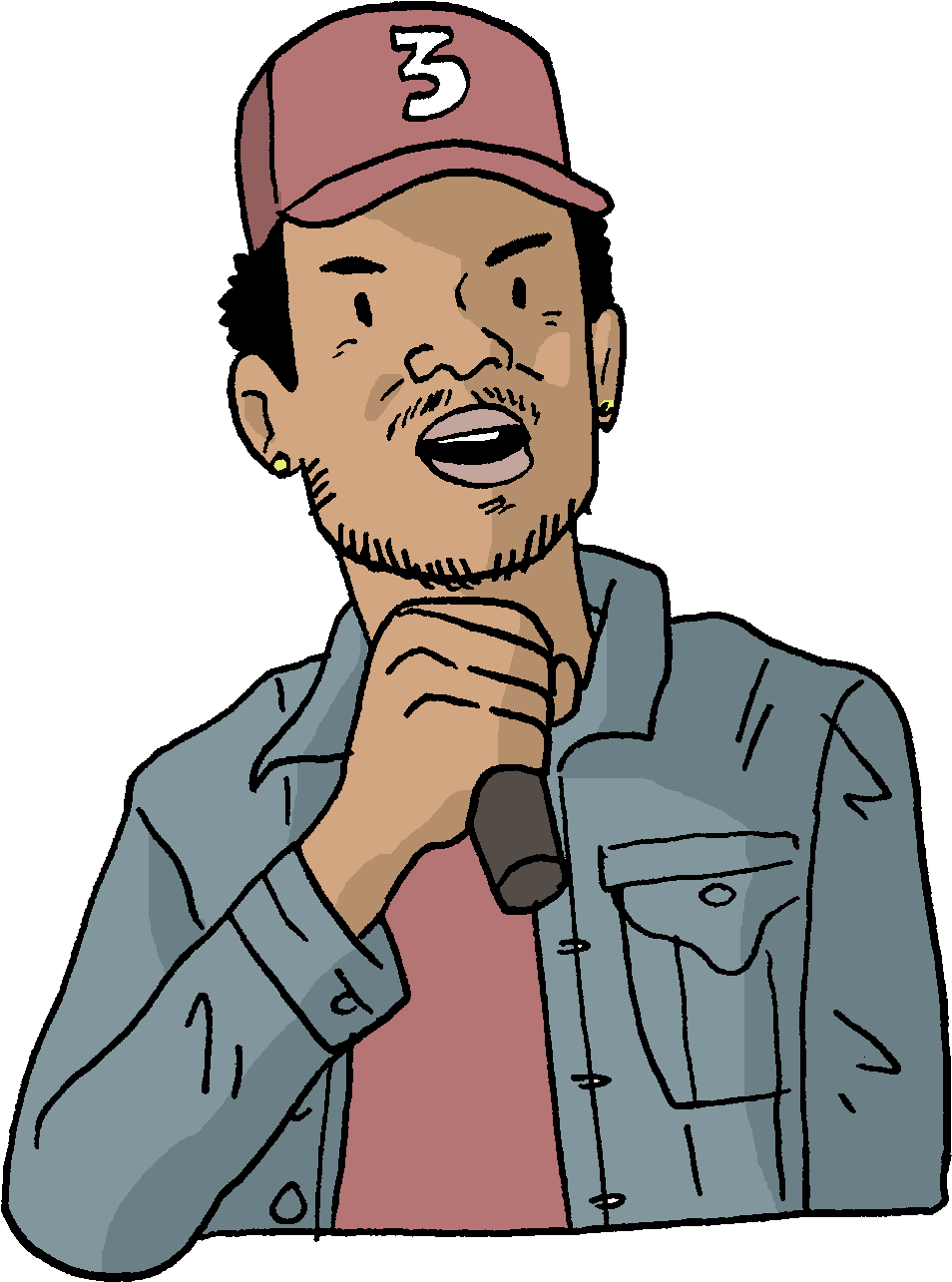 Chano For Mayor - Chance The Rapper Clipart (1056x1338), Png Download