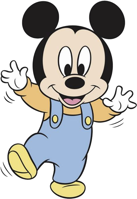 Baby Mickey Mouse Clipart Ba Mickey Clipart Free Download - Latex Balloons Mickey 1st Birthday (478x681), Png Download