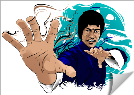 Bruce Lee (674x516), Png Download