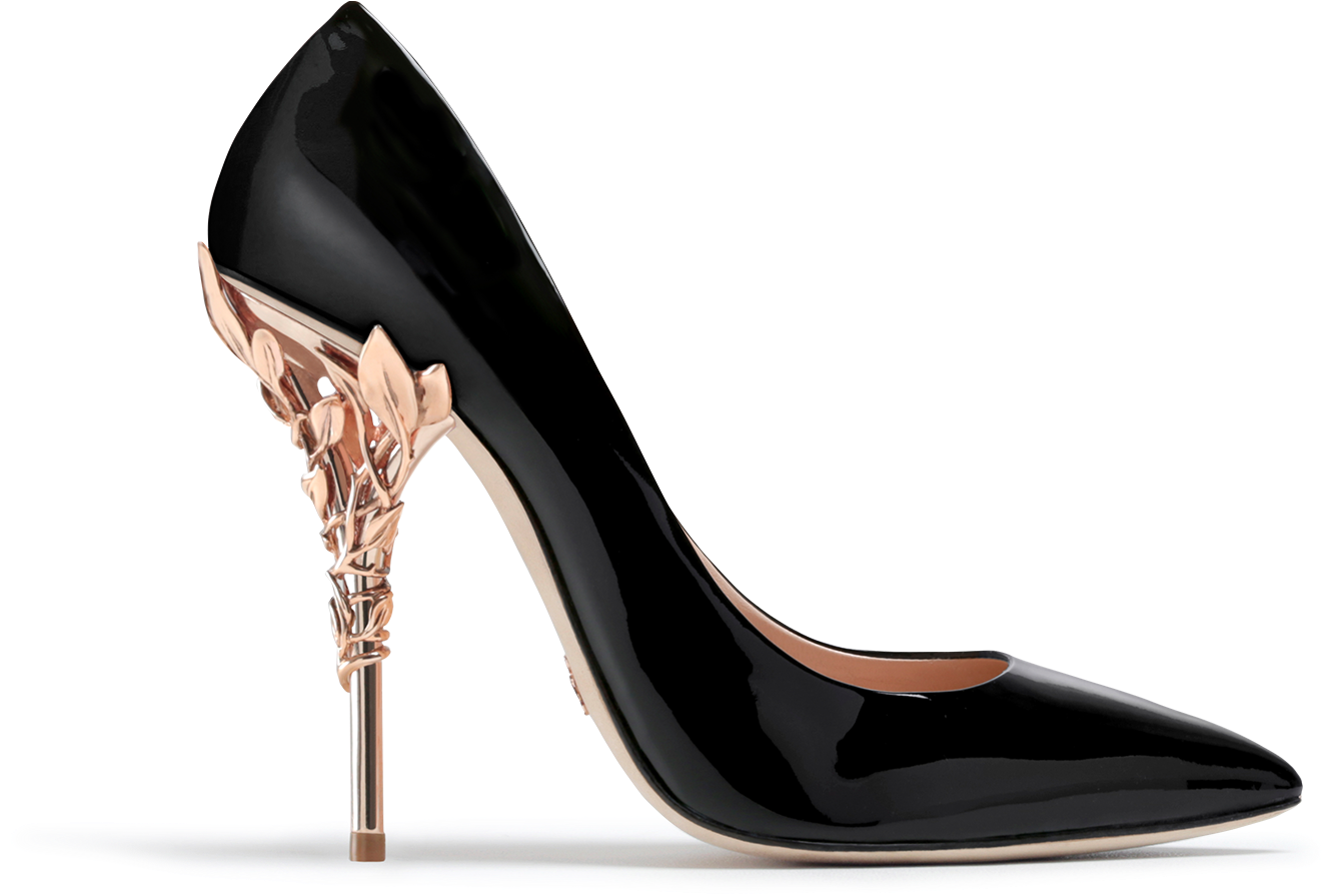 Black Heels Png Picture - Ralph And Russo Black Heels (1450x900), Png Download