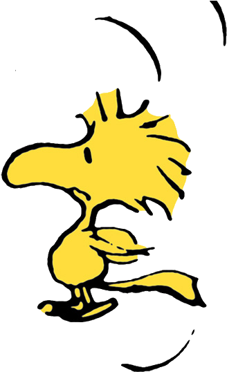 Woodstock Peanuts - Snoopy Transparent (502x558), Png Download