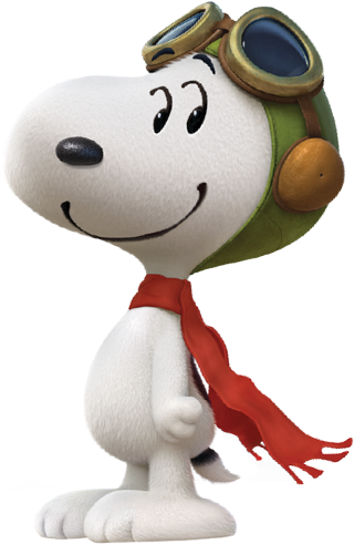 Charlie Brown Christmas, Charlie Brown Peanuts, Peanuts - Peanuts Movie Flying Ace Snoopy (326x501), Png Download
