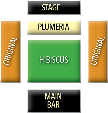 Luau Reservation - Germaine's Luau Seating Chart (526x681), Png Download