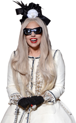 Lady Gaga, Nicola Formichetti, Blake Lively, And More - Lady Gaga (330x412), Png Download