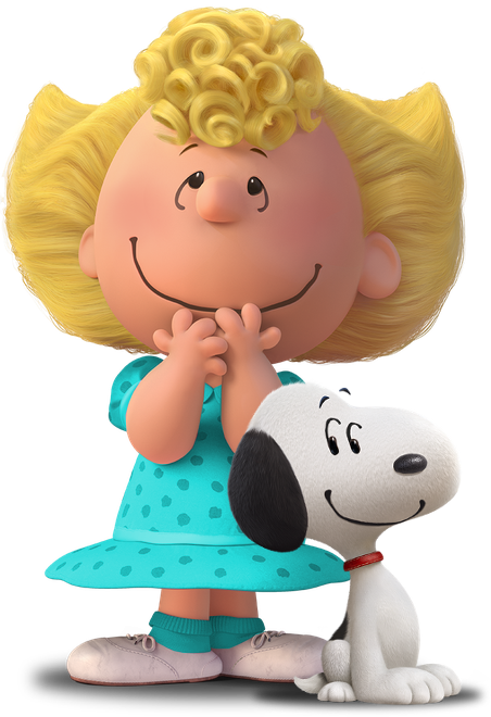 Sally & Snoopy - Sally Brown The Peanuts Movie (452x660), Png Download