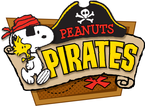 Snoopy Pirates (500x376), Png Download