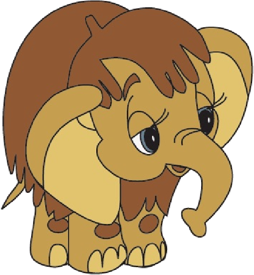 Cartoon Baby Elephants Elephant Images - Brown Baby Elephant (600x600), Png Download
