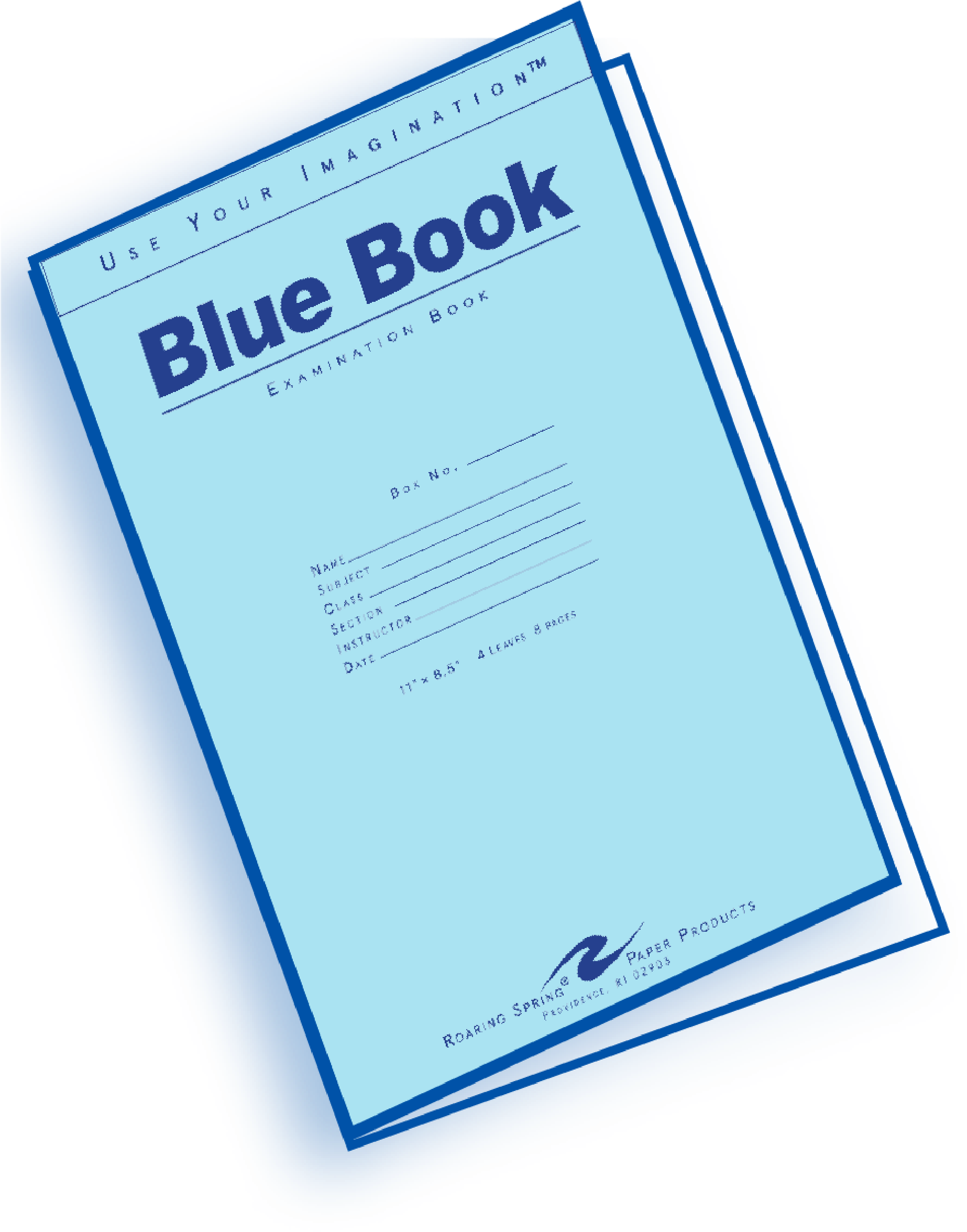 Blue Book - Blue Book Exam (3600x3600), Png Download