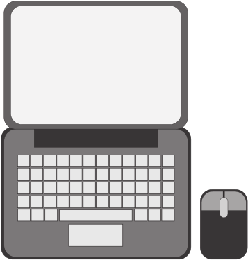 Clip Art Black And White Library Mouse Click Device - Illustration (550x550), Png Download