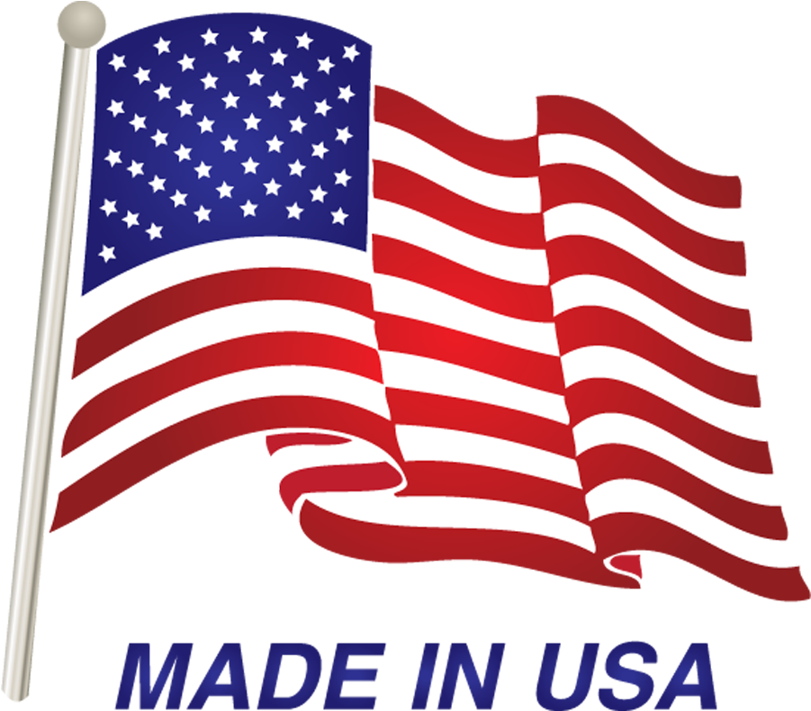 Madeinusa - American Flag On Pole Pdf (936x936), Png Download