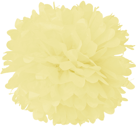 Ivory Tissue Pom Poms - Turquoise Blue 10 Inch Tissue Paper Flower Pom-pom (480x466), Png Download