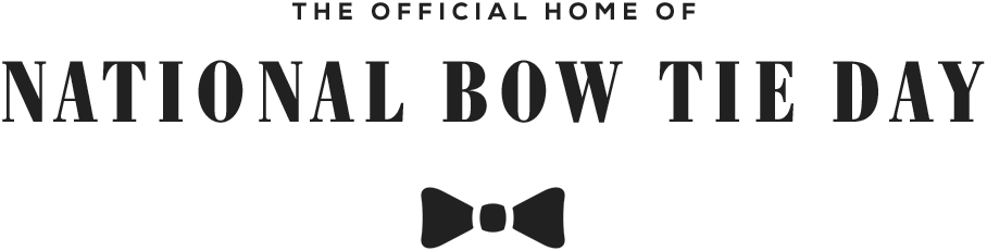 Happy National Bow Tie Day - National Bow Tie Day 2018 (908x231), Png Download