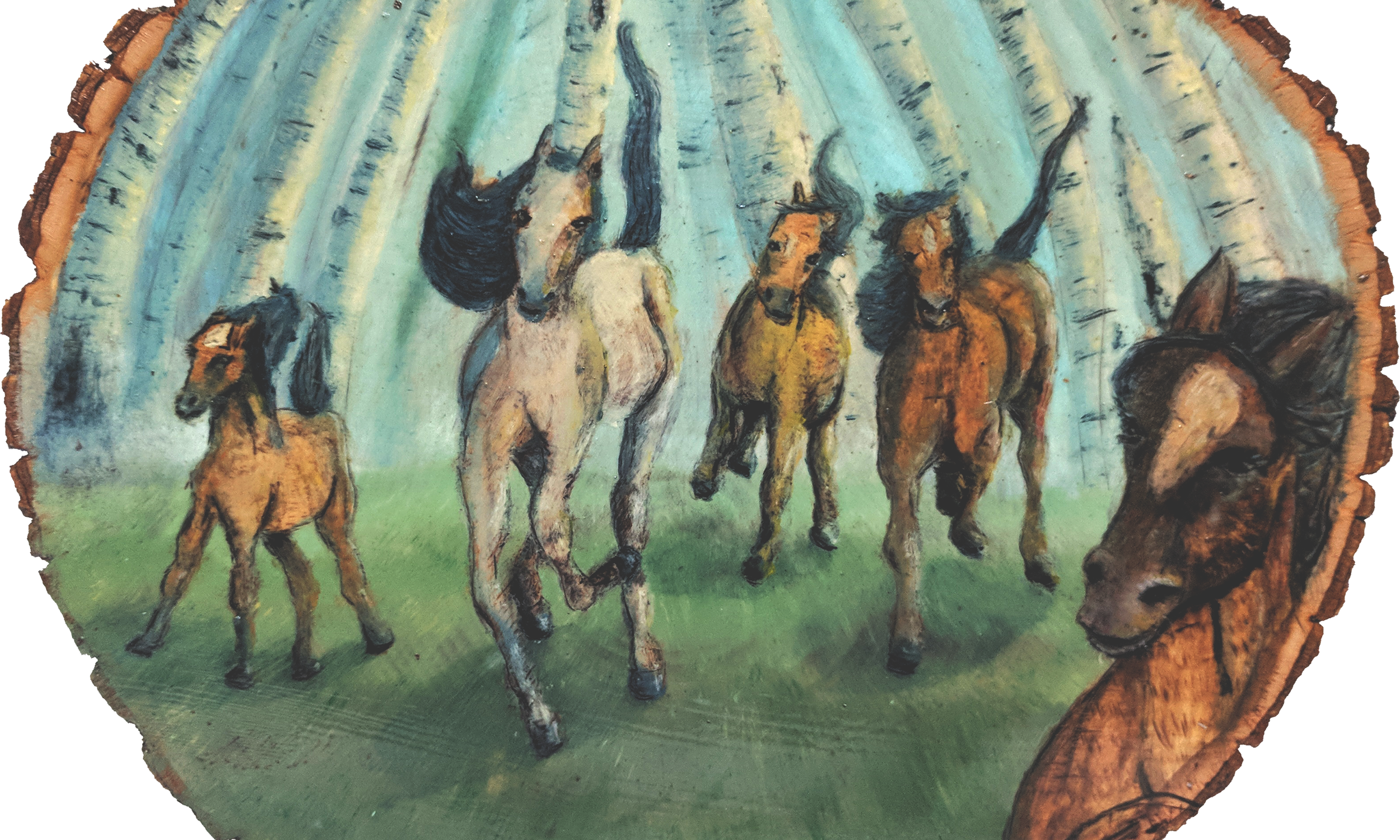 Untamed - Painting (2500x1500), Png Download
