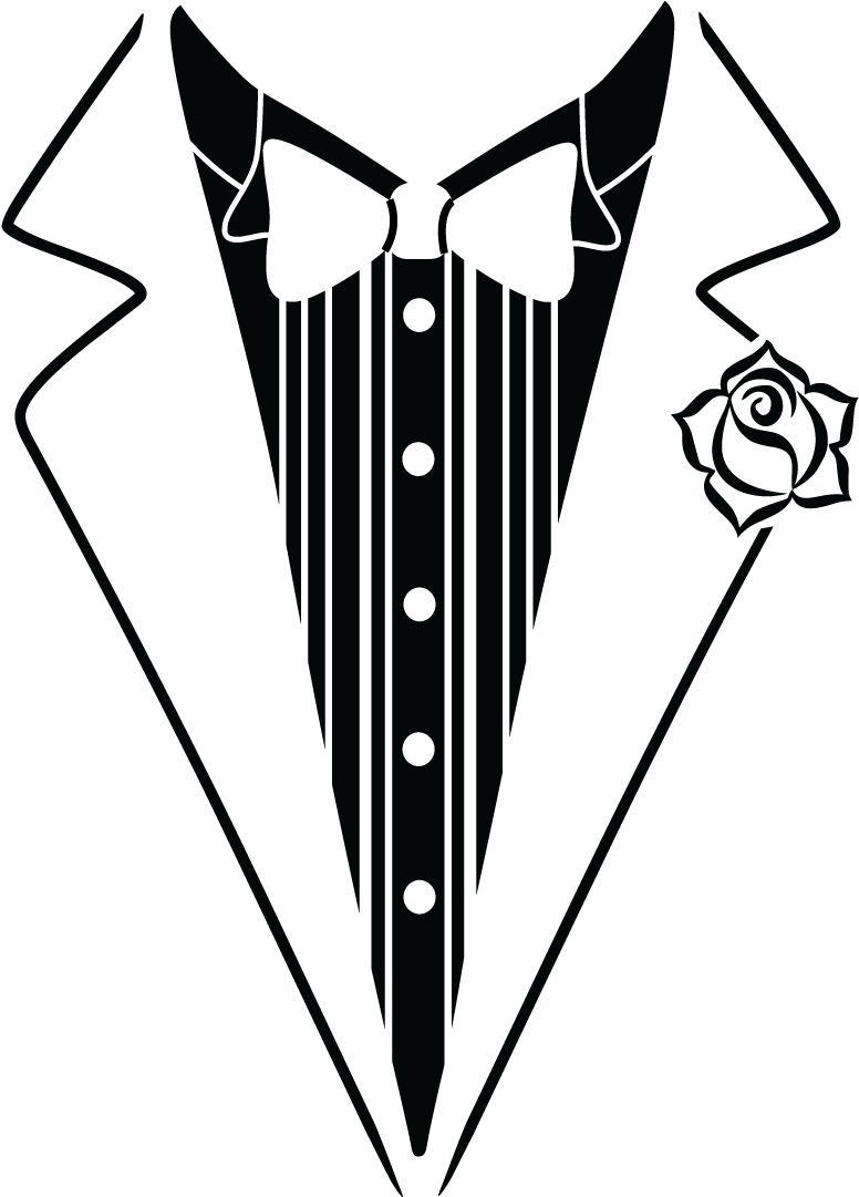 Freeuse Dtg Printed T Louies Ca - Gray Tuxedo T Shirt (864x1152), Png Download