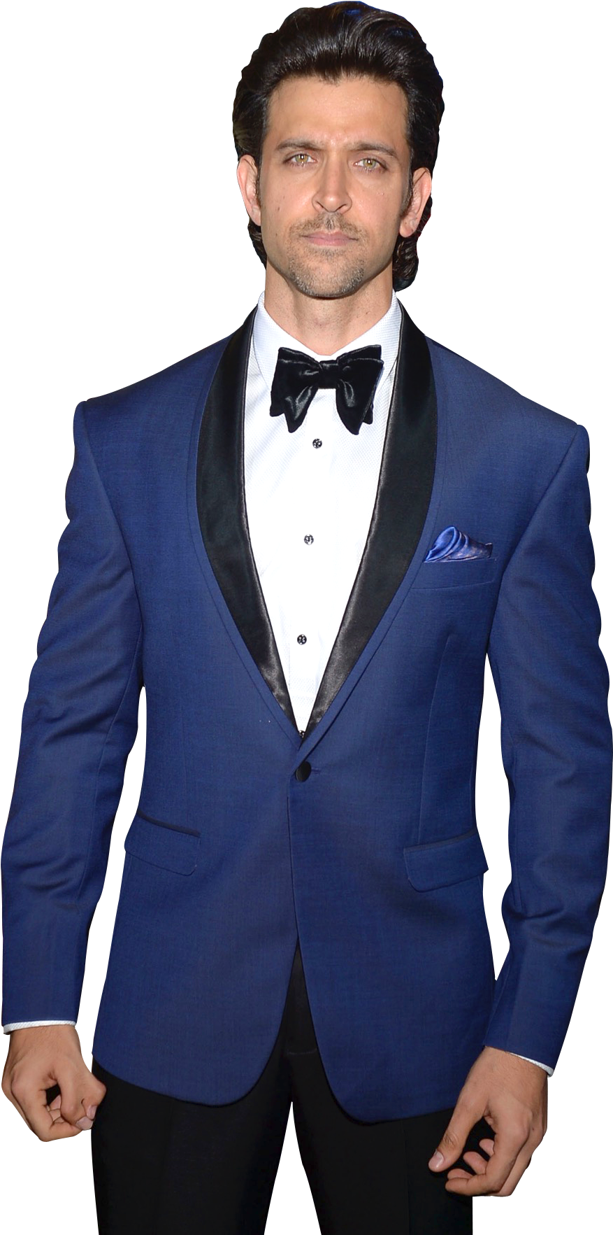 Hrithik Roshan Png Image - Royal Blue Tuxedo (500x843), Png Download