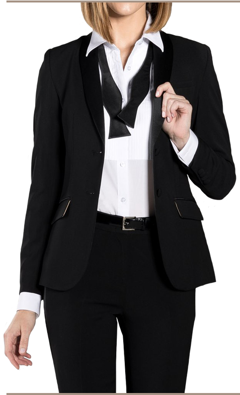 Ladies Tuxedo Sales - Ladies Tuxedo (558x832), Png Download