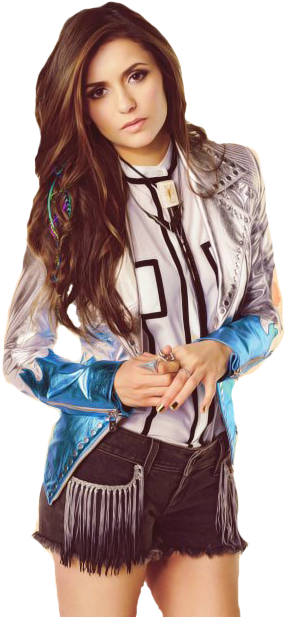 Nina Dobrev Png Tumblr Svg Freeuse Stock - Nina Dobrev (500x700), Png Download