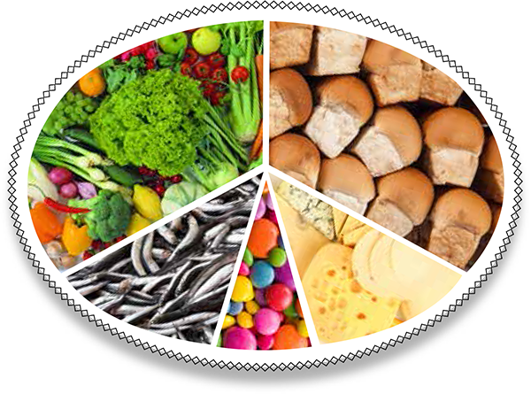 Plate - Health And Dieting With The Benefits Of Oils And Nutrition: (600x445), Png Download