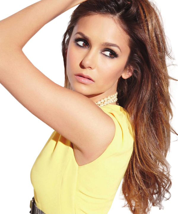 Nina Dobrev Png Image - Nina Dobrev Vampire Diaries Style (600x724), Png Download