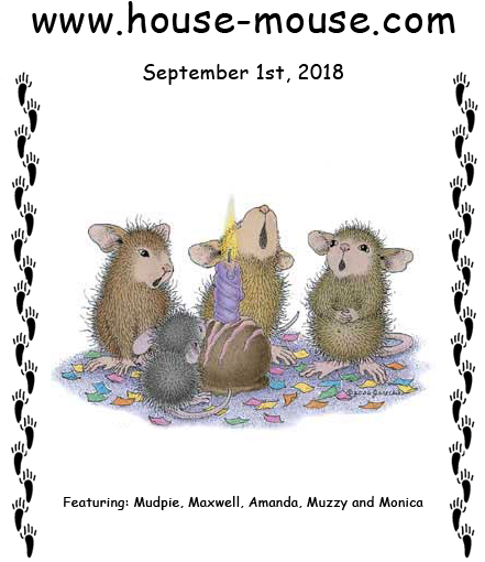 This Image Is From Artist Ellen Jareckie's Line Of - Happy Birthday Images Mice (450x639), Png Download