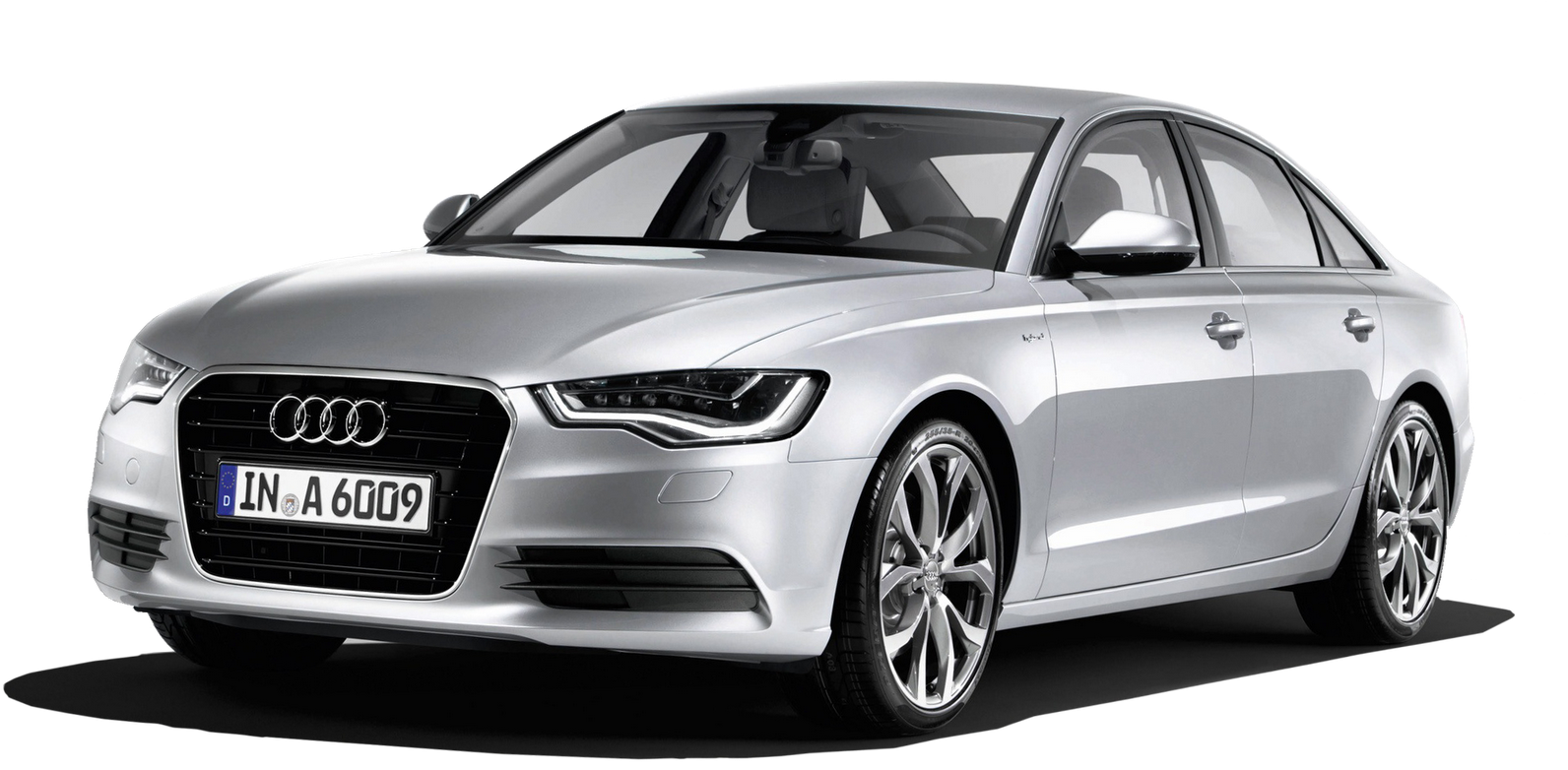 Audi Png Transparent - Audi A6 2012 (1600x781), Png Download