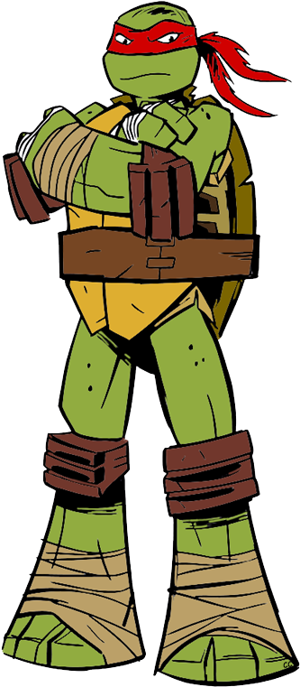 Ninja Turtles Png Images Free Download - Teenage Mutant Ninja Turtles (340x765), Png Download
