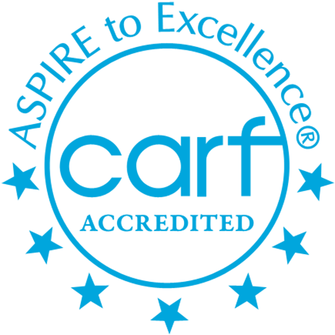Blurcarf - Commission On Accreditation Of Rehabilitation Facilities (484x484), Png Download