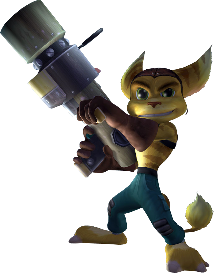 Image Ratchet Clank Transparent - Old School Ratchet And Clank (689x878), Png Download