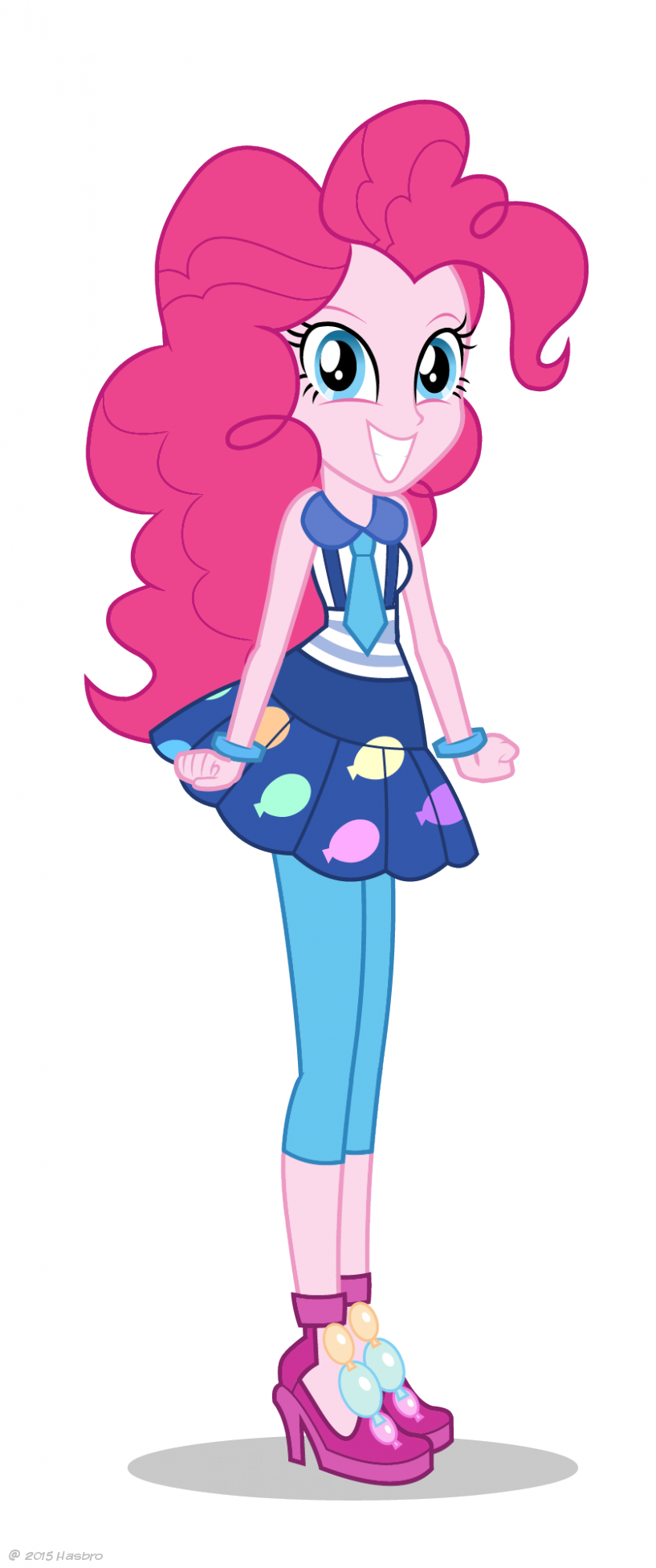 Friendship Games Pinkie Pie School Spirit Artwork - My Little Pony Pinkie Pie Equestria Girl (817x1952), Png Download