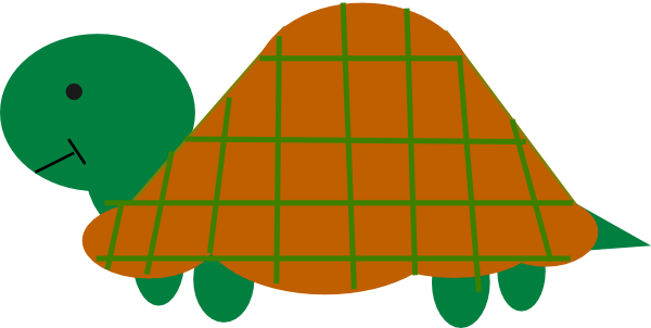 This Free Clipart Png Design Of Revised Turtle Clipart (600x302), Png Download