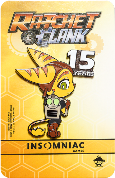 Ratchet & Clank 15th Anniversary Pin Set - Ratchet And Clank All 4 (600x600), Png Download