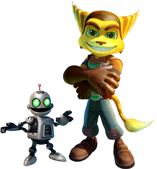 Ratchet And Clank - Ratchet & Clank (530x558), Png Download