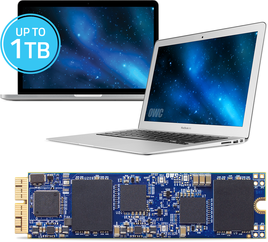 Aura Pro Ssd Macbook - Owc / Other World Computing 1tb Aura Internal Pcie (888x802), Png Download