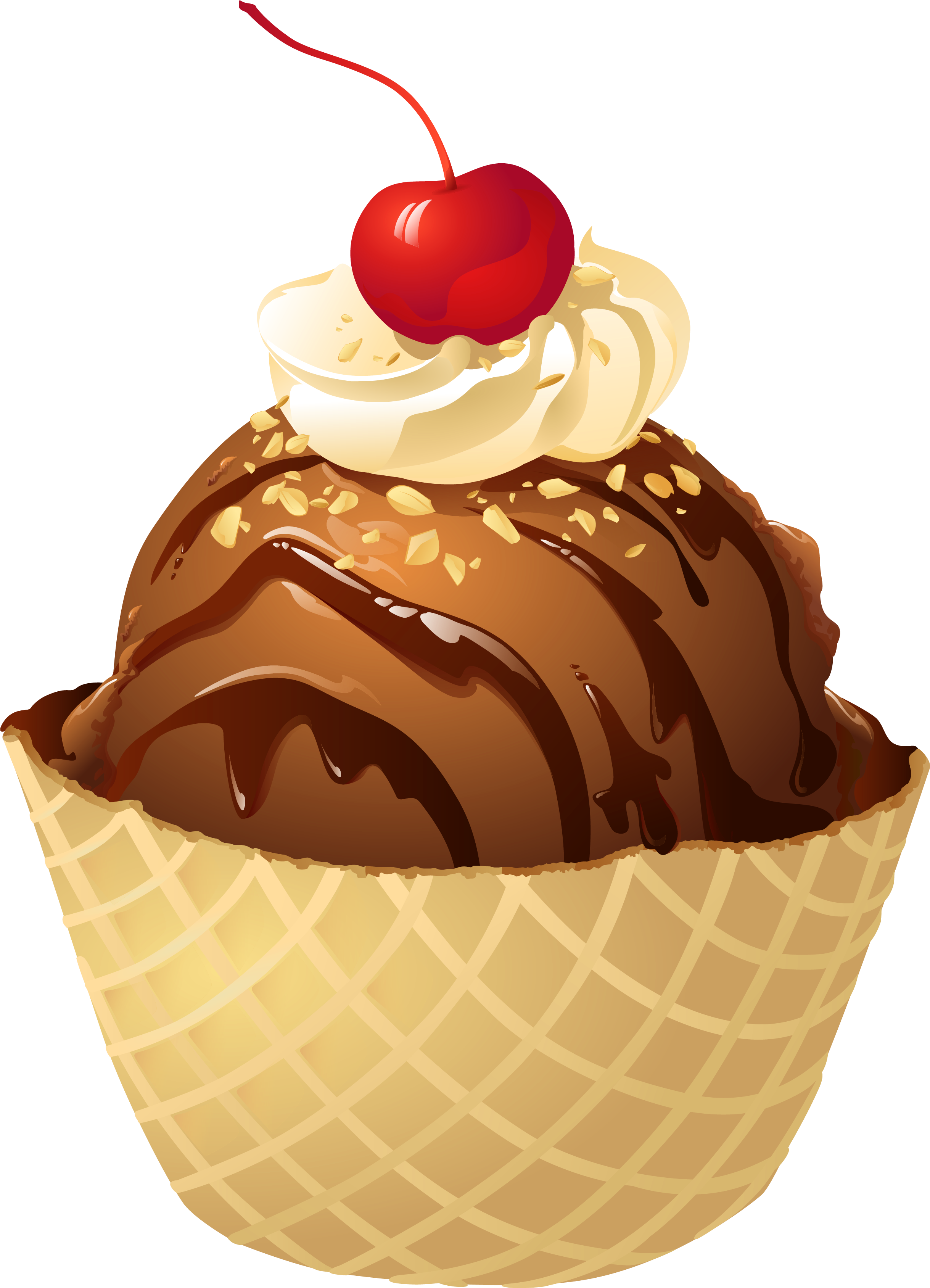View Full Size - Ice Cream Bowl Clipart (2597x3479), Png Download