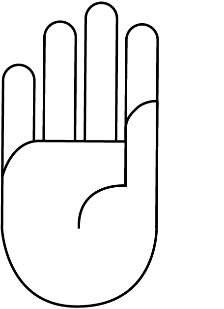 Hand Length - Line Art (1100x1080), Png Download