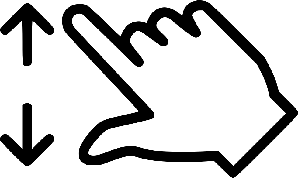 Finger Touch Png Download - Hand Touch Icon Png (980x586), Png Download
