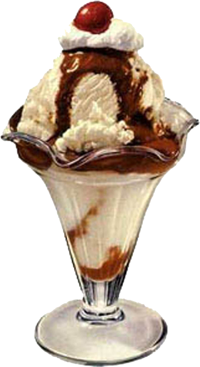 Ice Cream Bowl Png Transparent Image - Ice Cream Sundae Png (696x1250), Png Download